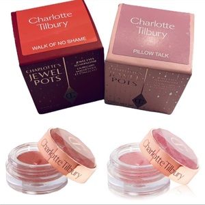NIB Charlotte Tilbury Jewel Pots Set of Pillow Talk and Walk of Shame MSRP $70